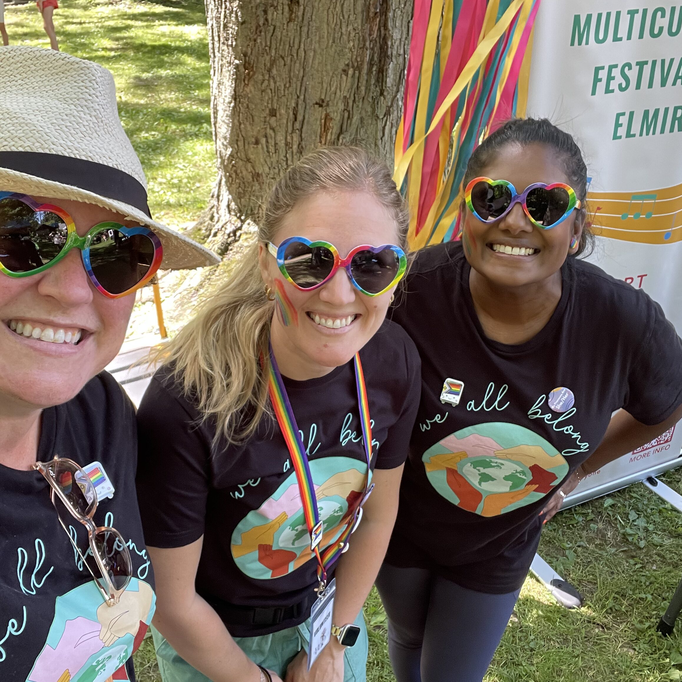 MFE Booth at Woolwich Pride Festival - Team photo